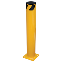 Butoir de s&eacute;curit&eacute;, Acier, 36" h x 5,5" la, Jaune Rock Safety Industrial Ltd