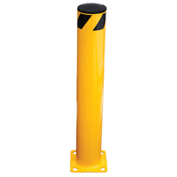 Butoir de s&eacute;curit&eacute;, Acier, 36" h x 5,5" la, Jaune Rock Safety Industrial Ltd