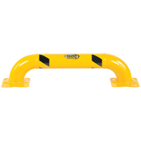 Low Profile Rack Guards, 3' W x 0.75' H, Yellow Rock Safety Industrial Ltd