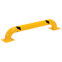 Low Profile Rack Guards, 4' W x 0.75' H, Yellow Rock Safety Industrial Ltd