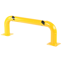 Low Profile Rack Guards, 4' W x 1.4' H, Yellow Rock Safety Industrial Ltd