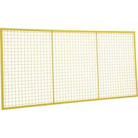 Wire Mesh Partition Components - Panels, 4' H x 8' W Rock Safety Industrial Ltd