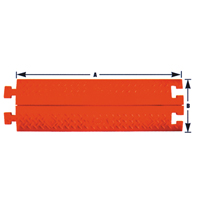 Protecteur de c&acirc;bles Linebacker pour usage g&eacute;n&eacute;ral, 36" lo x 11,5" la x 1,625" h Rock Safety Industrial Ltd