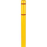 Polyethylene Bollard Covers, 4-1/2" Dia. x 52" L, Yellow Rock Safety Industrial Ltd