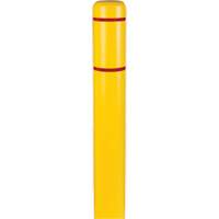 Polyethylene Bollard Covers, 6-5/8" Dia. x 52" L, Yellow Rock Safety Industrial Ltd
