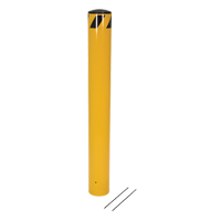 Pour-In-Place Bollards, Steel, 36-1/2" H x 5-9/16" W, Yellow Rock Safety Industrial Ltd