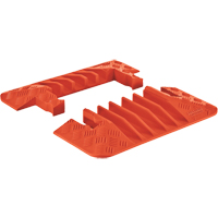 Protecteur de c&acirc;ble pour usage g&eacute;n&eacute;ral &agrave; 5 canaux Guard Dog, capuchons d'extr&eacute;mit&eacute;s Rock Safety Industrial Ltd
