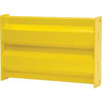 Barri&egrave;re de s&eacute;curit&eacute; de qualit&eacute; industrielle, Acier, 19" lo x 12" h, Jaune s&eacute;curit&eacute; OSHA Rock Safety Industrial Ltd