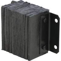 Laminated Dock Bumper, Horizontal, Rubber, 12" W x 6" D x 10" H Rock Safety Industrial Ltd