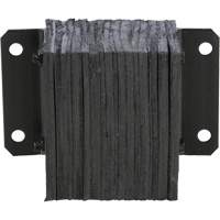 Laminated Dock Bumper, Horizontal, Rubber, 12" W x 6" D x 10" H Rock Safety Industrial Ltd
