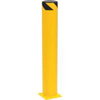 Safety Pipe Bollard, Steel, 42" H x 6-5/8" W, Yellow Rock Safety Industrial Ltd
