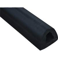 Extruded Rubber Bumper, Rubber, 4-1/8" W x 120" L x 3-7/8" D Rock Safety Industrial Ltd