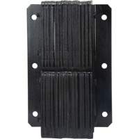 Laminated Dock Bumpers, Vertical, Rubber, 11" W x 4" D x 20" H Rock Safety Industrial Ltd
