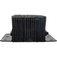 Laminated Dock Bumpers, Vertical, Rubber, 11" W x 6" D x 20" H Rock Safety Industrial Ltd