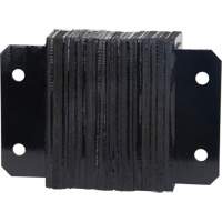 Laminated Dock Bumpers, Horizontal, Rubber, 12" W x 4" D x 10" H Rock Safety Industrial Ltd
