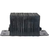 Laminated Dock Bumpers, Horizontal, Rubber, 12" W x 6" D x 10" H Rock Safety Industrial Ltd