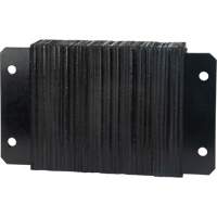 Laminated Dock Bumpers, Horizontal, Rubber, 18" W x 4" D x 12" H Rock Safety Industrial Ltd