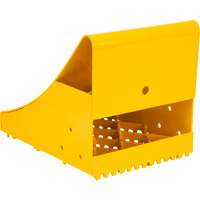 Ice Chocks, Steel, Yellow, 8-1/16" W x 10-5/8" D x 8-13/16" H Rock Safety Industrial Ltd