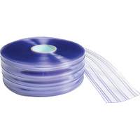 Ribbed Strip Curtain, 164' x 8" x 0.08" Rock Safety Industrial Ltd