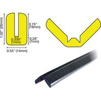 Butoir de protection de rebords mod&egrave;le W 1M, Longueur 3.25' Rock Safety Industrial Ltd