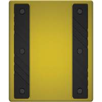 Cale de roue ultra-robuste pour l'exploitation mini&egrave;re Checkers Safety sans support, PEHD, Jaune, 14-1/2" la x 17-1/2" p x 16" h Rock Safety Industrial Ltd
