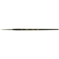 Pinceau d'artiste, Largeur de la brosse de 1/16", Martre rouge, Manche &agrave; Bois Rock Safety Industrial Ltd