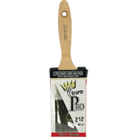 Pinceau &agrave; soies angulaires Crown Pro, Poly/nylon, Manche Bois, Largeur de 2-1/2" Rock Safety Industrial Ltd