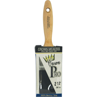 Pinceau &agrave; soies angulaires Crown Pro, Soies, Manche Bois, Largeur de 2-1/2" Rock Safety Industrial Ltd