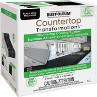 Countertop Transformations&reg; Mica Countertop Coating System, 1.42 L, Kit, Black Mica Rock Safety Industrial Ltd