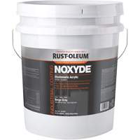 Rev&ecirc;tement acrylique &eacute;lastom&egrave;re Noxyde, 5 gal., Seau, Gris Rock Safety Industrial Ltd