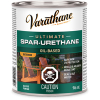 Rev&ecirc;tement &agrave; fini diamant pour bois Varathane, 946 ml, Transparent, Brillant Rock Safety Industrial Ltd