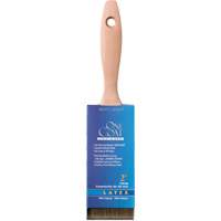 Pinceau pour murs et garnitures 100% One Coat, Polyester, Manche Bois, Largeur de 2" Rock Safety Industrial Ltd