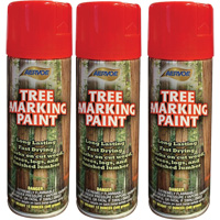 Peinture fluorescente pour marquer les arbres Aervoe 690, Rouge fluorescent, 16 oz Rock Safety Industrial Ltd
