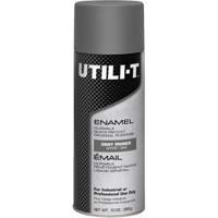 Peinture-&eacute;mail en a&eacute;rosol polyvalent UTILI-T, Appr&ecirc;t gris, 10 oz/283 g, Canette a&eacute;rosol Rock Safety Industrial Ltd