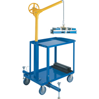 Tall Industrial Lifting Device with Mobile Cart, 500 lbs. (0.25 tons) Capacity Rock Safety Industrial Ltd