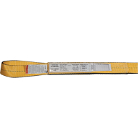 Nylon Slings, Double Ply, Double Eye, Type 3, 2" W x 3' L, 6200 lbs. Vertical Load Limit Rock Safety Industrial Ltd
