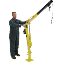 Winch Operated Truck Jib Crane, 500 lbs. (0.25 tons) Capacity, 102' Max. Clearance Rock Safety Industrial Ltd