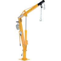 Winch Operated Truck Jib Crane, 1000 lbs. (0.5 tons) Capacity, 86-1/2" Max. Clearance Rock Safety Industrial Ltd