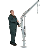Winch Operated Truck Jib Crane, 500 lbs. (0.25 tons) Capacity, 99" Max. Clearance Rock Safety Industrial Ltd