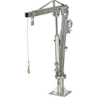 Winch Operated Truck Jib Crane, 1000 lbs. (0.5 tons) Capacity, 97" Max. Clearance Rock Safety Industrial Ltd