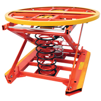 Spring Operated Pallet Positioner and Leveler, 43-1/2" L x 43-1/2" W, 4500 lbs. Cap. Rock Safety Industrial Ltd