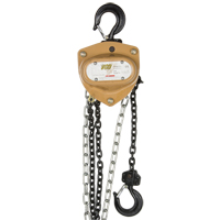 Heavy-Duty Gold Series Chain Hoist, 10' Lift, 1000 lbs. (0.5 tons) Capacity, Alloy Steel Chain Rock Safety Industrial Ltd