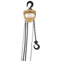 Heavy-Duty Gold Series Chain Hoist, 20' Lift, 2000 lbs. (1 tons) Capacity, Alloy Steel Chain Rock Safety Industrial Ltd