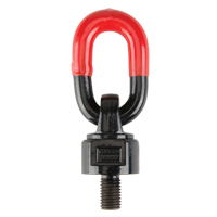 Anneaux de treuil de levage pivotant, 1/4", Longueur du filetage 13 mm, Acier alli&eacute; Rock Safety Industrial Ltd