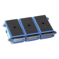 Patin &agrave; 6 galets en polyur&eacute;thane Pakrol Rock Safety Industrial Ltd