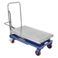 Pneumatic Hydraulic Scissor Lift Table, Steel, 35-1/2" L x 20" W, 800 lbs. Cap. Rock Safety Industrial Ltd