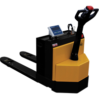 Transpalette &eacute;lectrique motoris&eacute; a/balance, Capacit&eacute; 4500 lb, 48" lo x 30,25" la Rock Safety Industrial Ltd