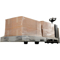 Transpalette &eacute;lectrique motoris&eacute; a/plateforme &agrave; conducteur debout, Capacit&eacute; 4500 lb, 96" lo x 30" la Rock Safety Industrial Ltd