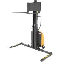 Narrow Mast Powered Lift Stacker, Electric Operated, 1000 lbs. Capacity, 63" Max Lift Rock Safety Industrial Ltd