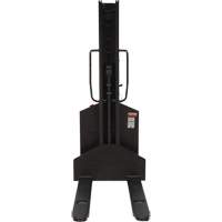 Narrow Mast Powered Lift Stacker, Electric Operated, 1000 lbs. Capacity, 63" Max Lift Rock Safety Industrial Ltd